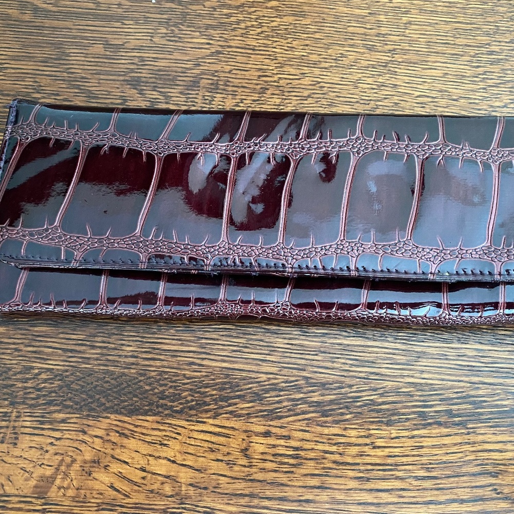 Plum/Wine Big Buddha Clutch/Wallet